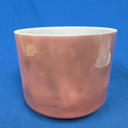 [#4377] Rose Quartz Infused Quartz Crystal Singing Bowl | 9" | 4 D +24 | 297 Hz