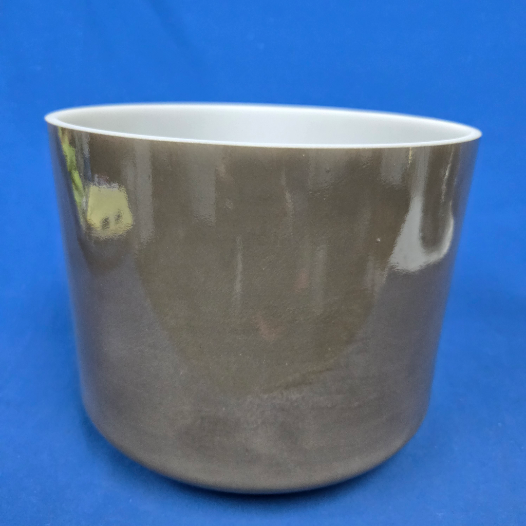 [#4381] Trace Mineral Infused Quartz Crystal Singing Bowl | 9" | 4 F# -17 | 366 Hz