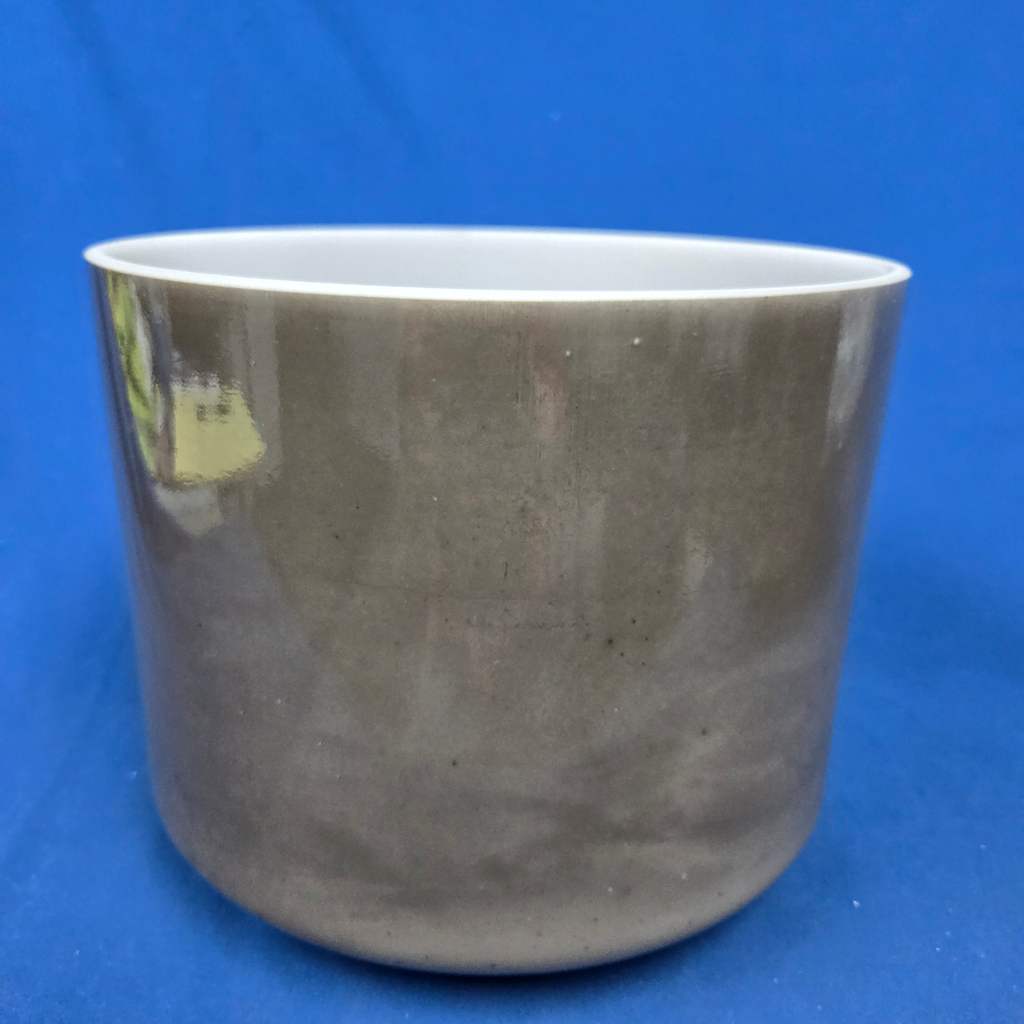 [#4382] Trace Mineral Infused Quartz Crystal Singing Bowl | 9" | 4 F# -16 | 366 Hz