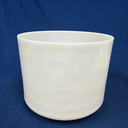 [#4398] Calcium Infused Quartz Crystal Singing Bowl | 9" | 4 C +23 | 265 Hz