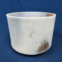[#4405] Lepidolite Infused Quartz Crystal Singing Bowl | 9" | 4 F# +31 | 376 Hz