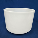 [#4407] Opaque Quartz Crystal Singing Bowl | 9" | 4 E -46 | 320 Hz