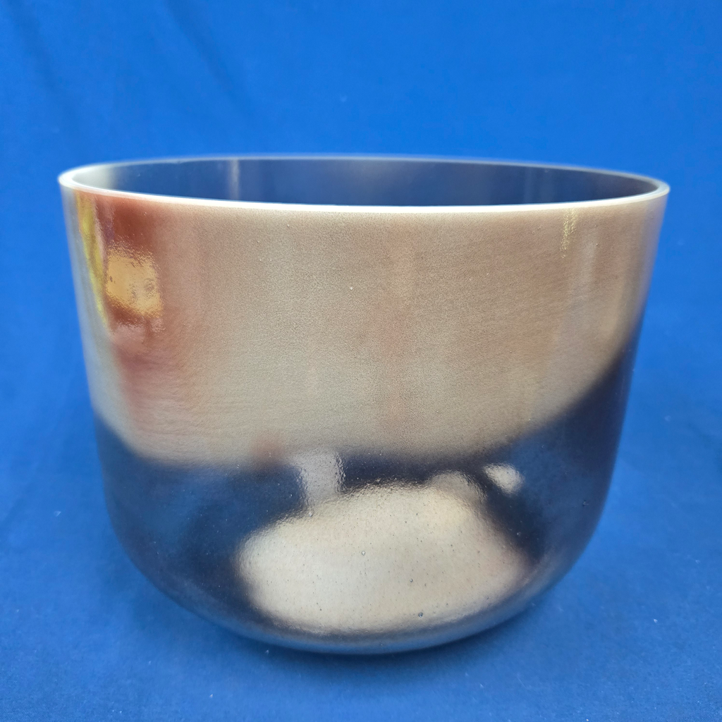 [#4436] Red Spinel Infused Quartz Crystal Singing Bowl | 10" | 3A +43 | 225 Hz