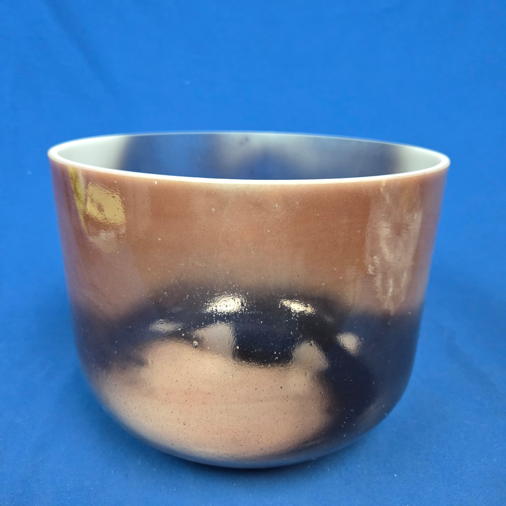 [#4437] Red Spinel Infused Quartz Crystal Singing Bowl | 10" | 3B +29 | 250 Hz