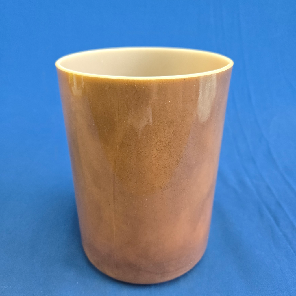 [#4458] Cacao Infused Quartz Crystal Singing Bowl | 6" | 4A#+35 | 475 Hz