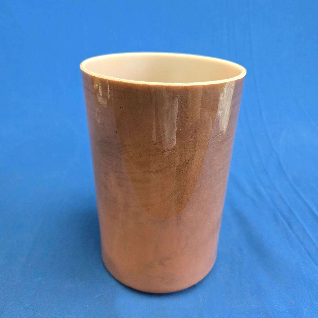[#4459] Cacao Infused Quartz Crystal Singing Bowl | 6" | 4A#-39 | 455 Hz