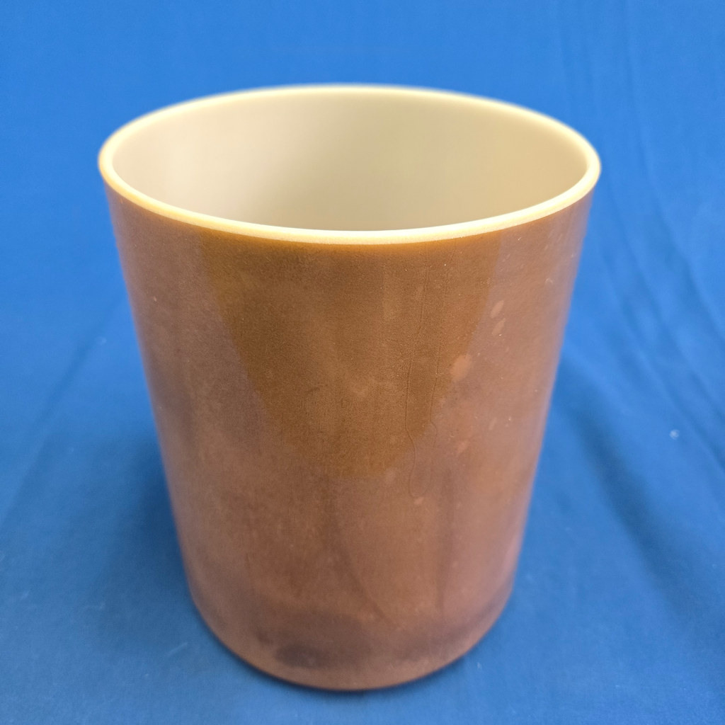 [#4461] Cacao Infused Quartz Crystal Singing Bowl | 6" | 4B+8 | 496 Hz