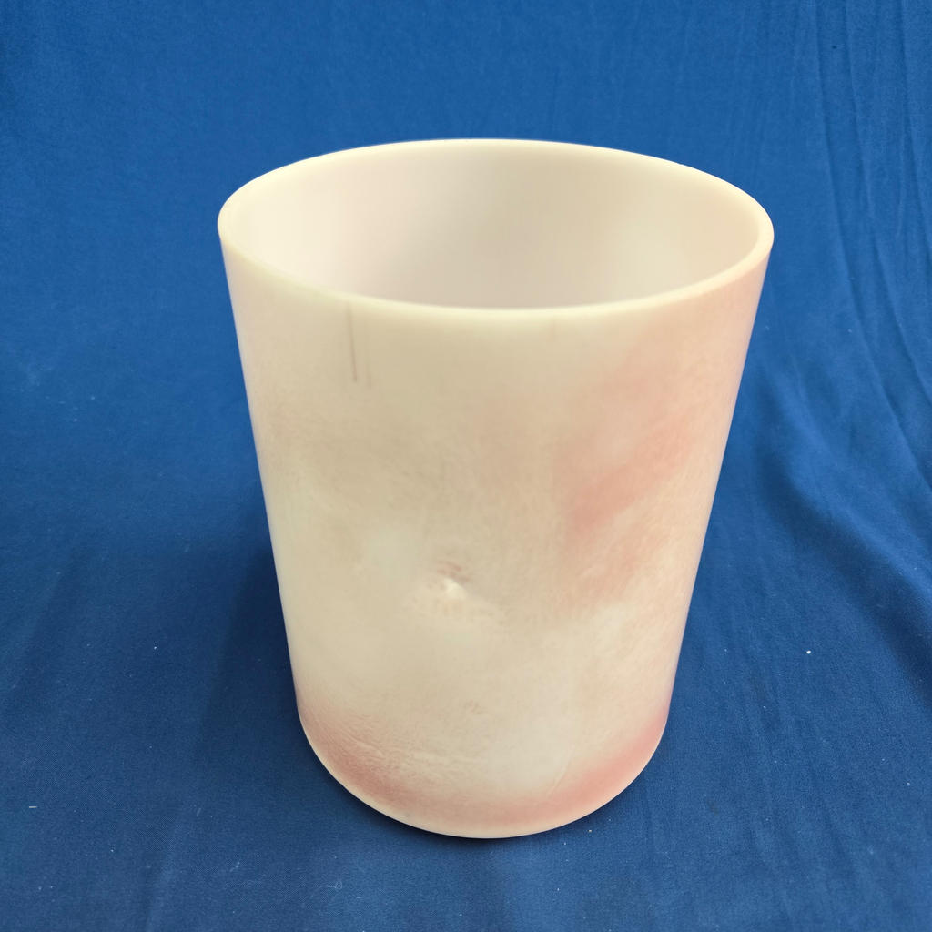 [#4464] Himalayan Salt Infused Quartz Crystal Singing Bowl | 6" | 4B+41 | 505 Hz
