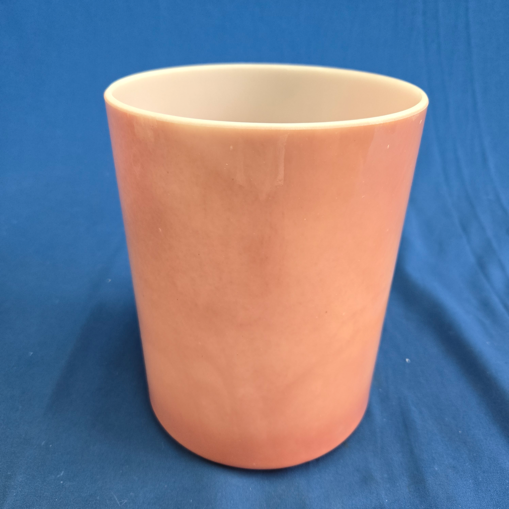 [#4468] Rose Quartz Infused Quartz Crystal Singing Bowl | 6" | 4A#+23 | 472 Hz