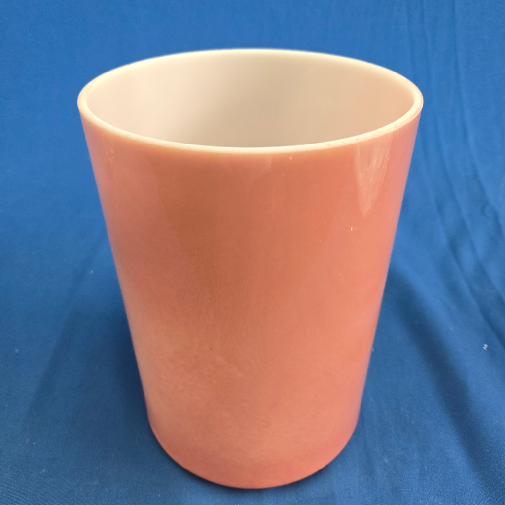 [4469] [#4469] Rose Quartz Infused Quartz Crystal Singing Bowl | 6" | 4B0 | 493 Hz