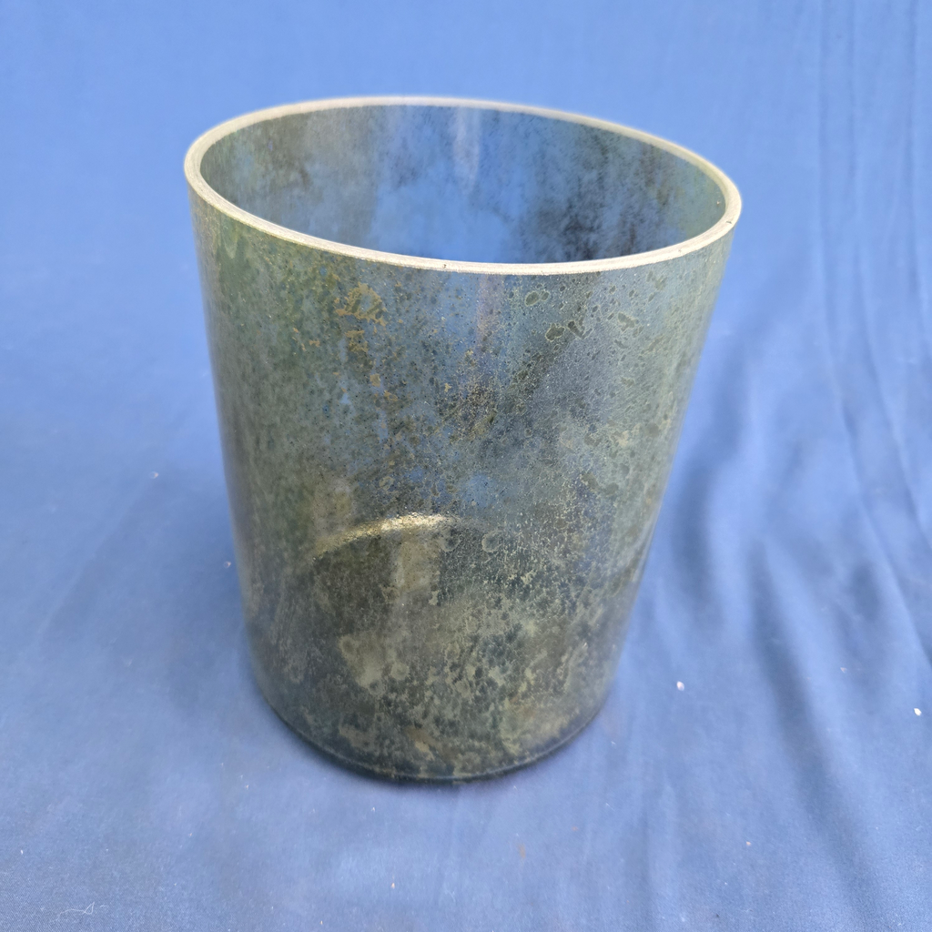 [#4478] Red Spinel Infused Quartz Crystal Singing Bowl | 6" | 4B+13 | 497 Hz