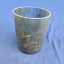 [#4478] Red Spinel Infused Quartz Crystal Singing Bowl | 6" | 4B+13 | 497 Hz