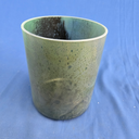[#4480] Dioptase Infused Quartz Crystal Singing Bowl | 6" | 4B+28 | 502 Hz