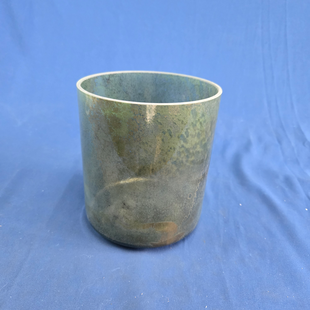 [4481] [#4481] Dioptase Infused Quartz Crystal Singing Bowl | 6" | 5C+42 | 536 Hz