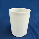 [#4491] Opaque Quartz Crystal Singing Bowl | 6" | 4A+15 | 443 Hz