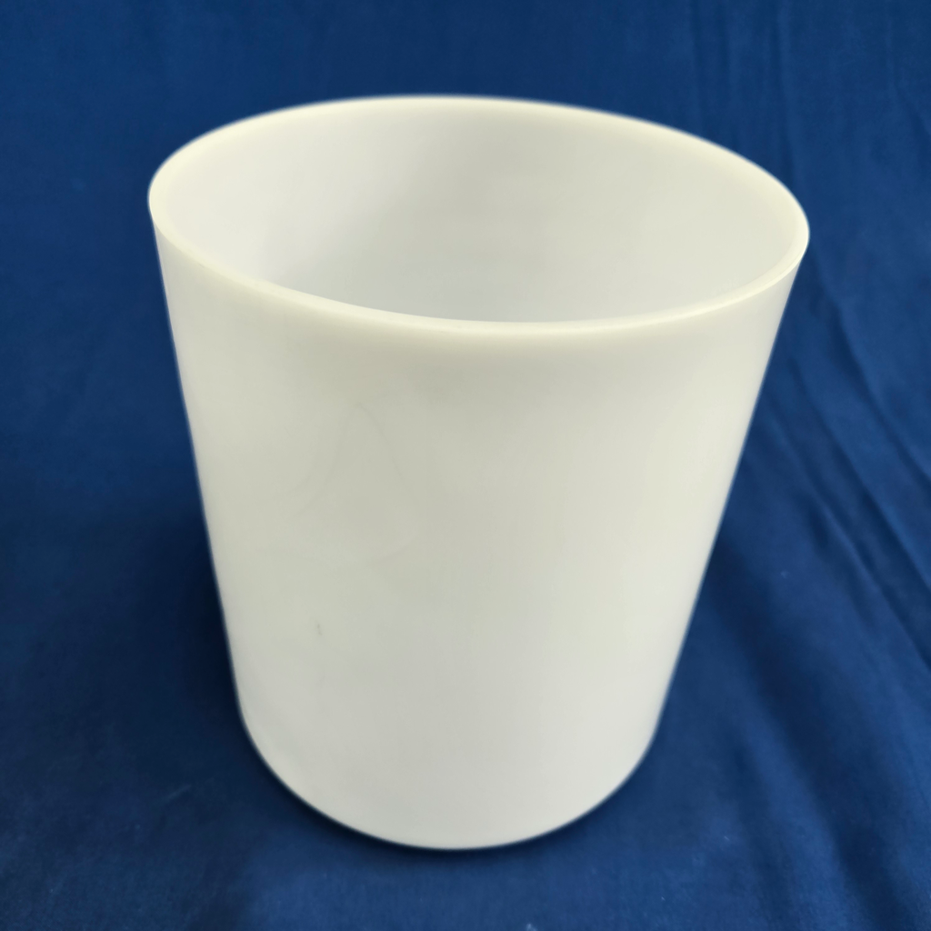 [#4494] Opaque Quartz Crystal Singing Bowl | 6" | 4B-32 | 484 Hz