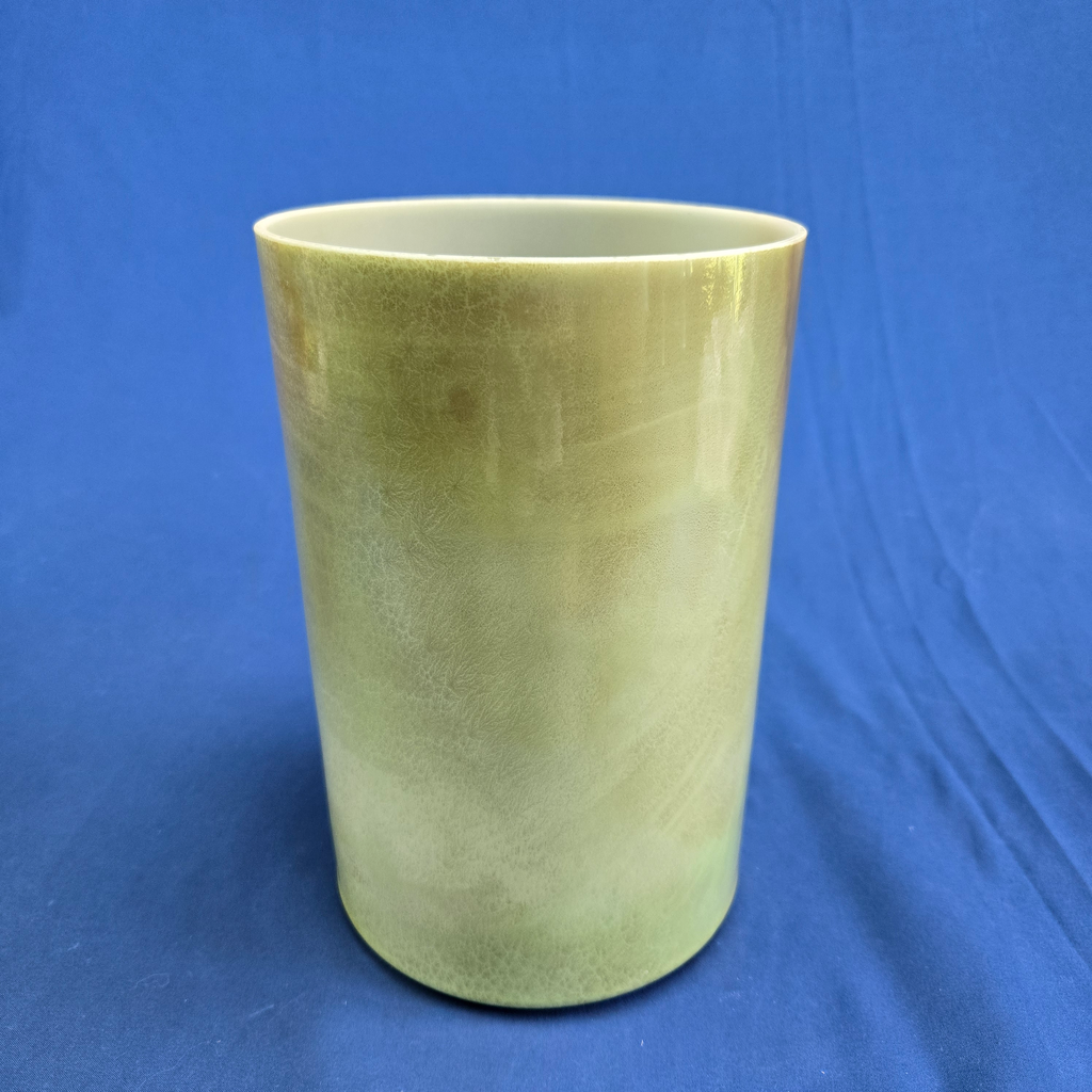 [4496] [#4496] Matcha & Honey Infused Quartz Crystal Singing Bowl | 6" | 4F#+23 | 375 Hz