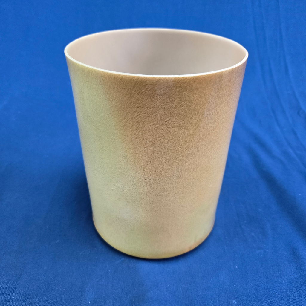 [#4498] Matcha & Honey Infused Quartz Crystal Singing Bowl | 6" | 4C-45 | 254 Hz