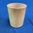 [#4498] Matcha & Honey Infused Quartz Crystal Singing Bowl | 6" | 4C-45 | 254 Hz