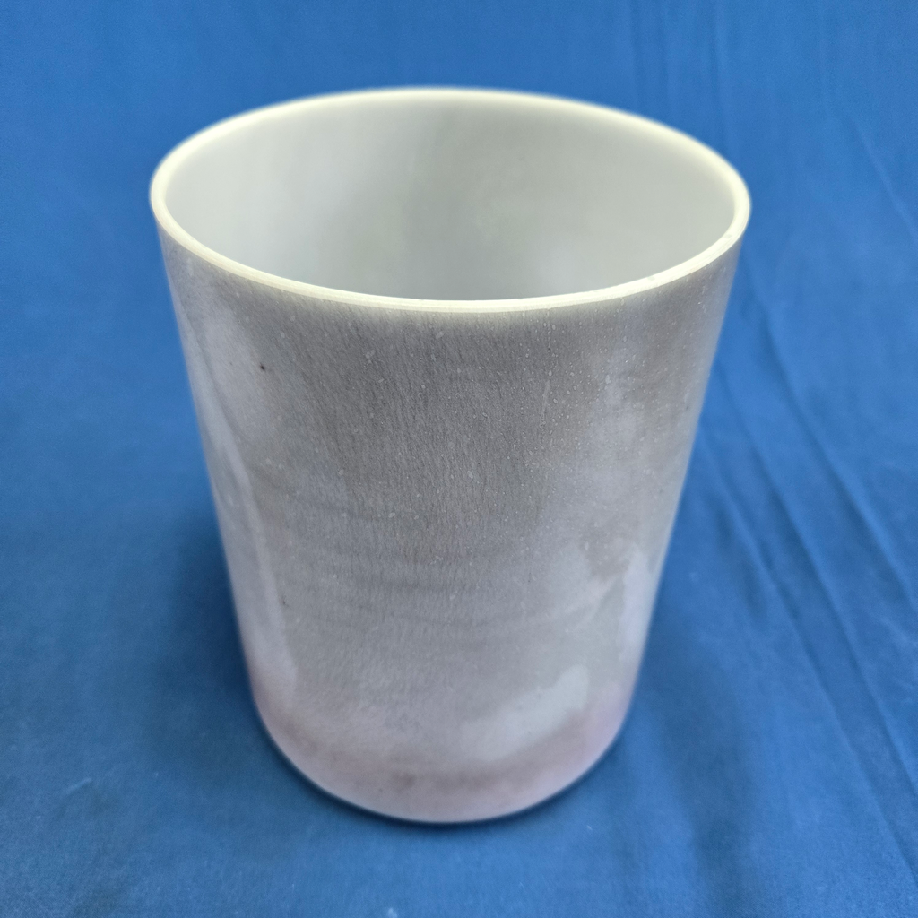 [4501] [#4501] Malaya Purple Garnet Infused Quartz Crystal Singing Bowl | 6" | 4A#-39 | 455 Hz