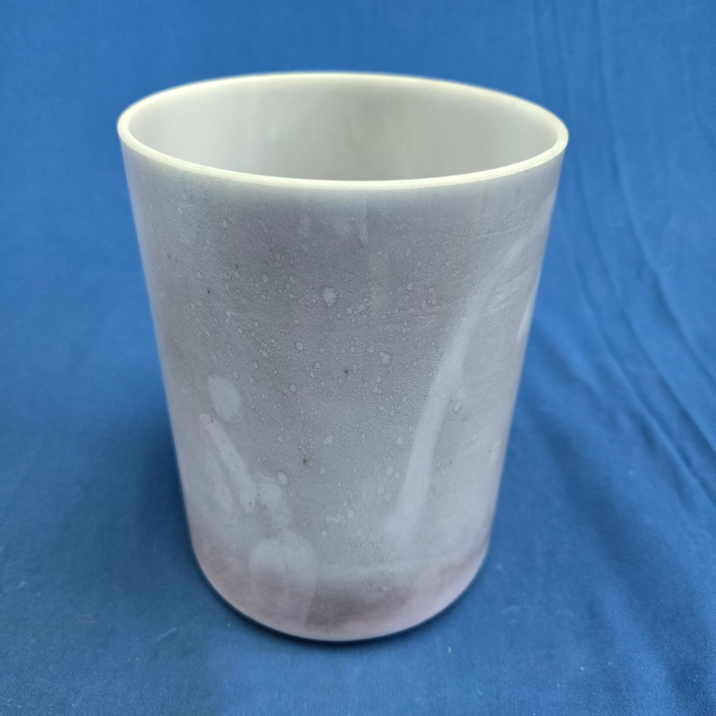 [#4502] Malaya Purple Garnet Infused Quartz Crystal Singing Bowl | 6" | 4A#-34 | 457 Hz