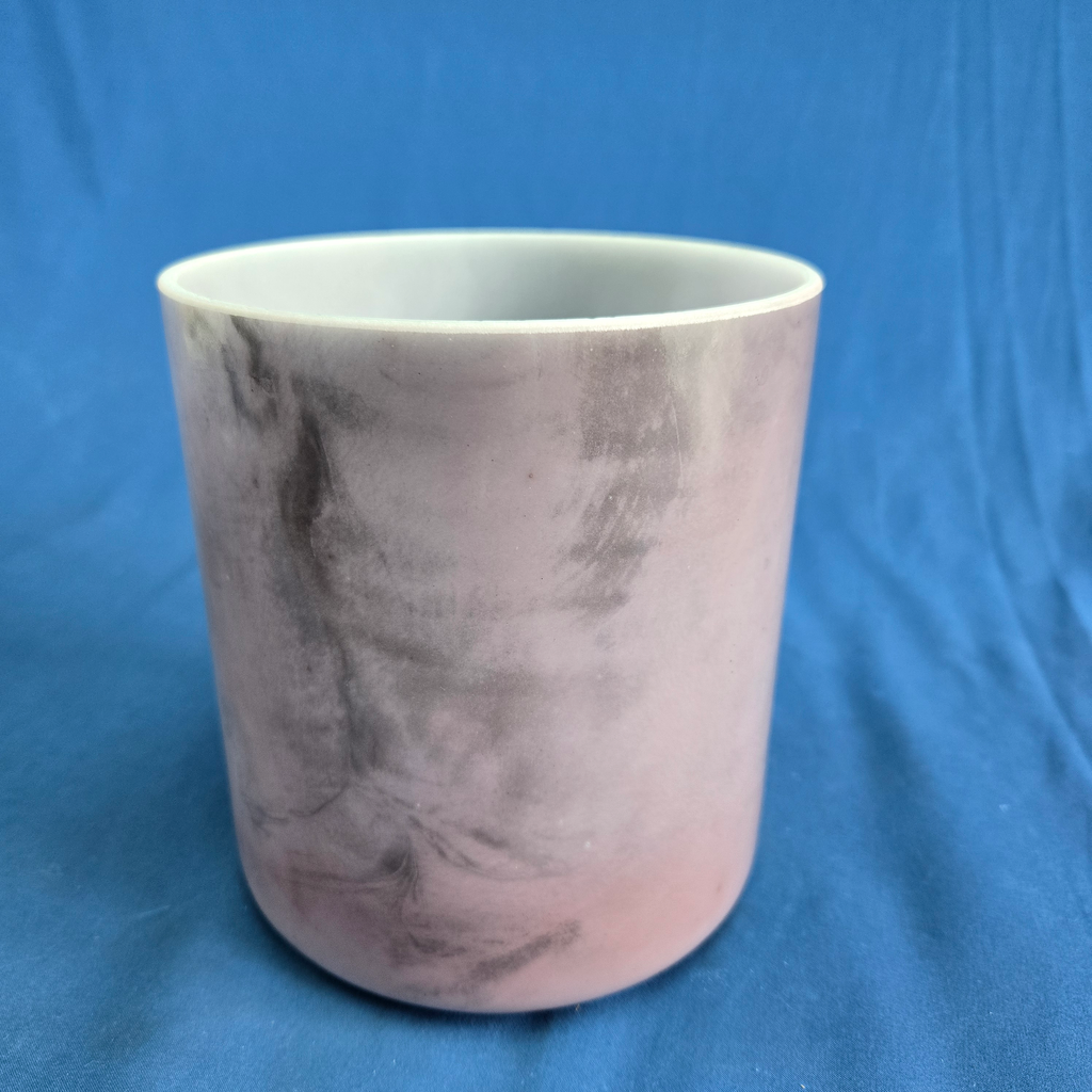 [4503] [#4503] Malaya Purple Garnet Infused Quartz Crystal Singing Bowl | 6" | 5C#+29 | 564 Hz