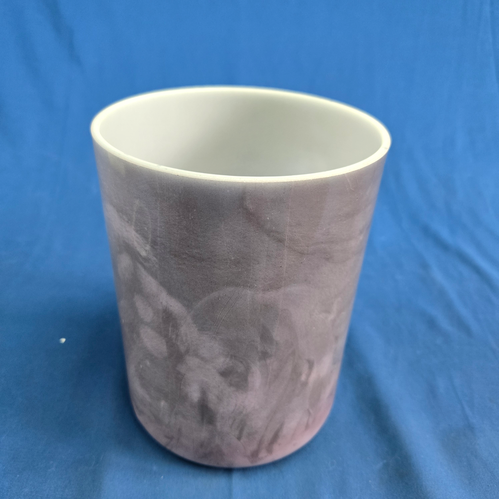 [4509] [#4509] Malaya Purple Garnet Infused Quartz Crystal Singing Bowl | 6" | 5C+26 | 531 Hz