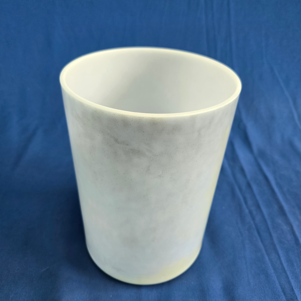 [#4514] Apatite Infused Quartz Crystal Singing Bowl | 6" | 4B-27 | 486 Hz