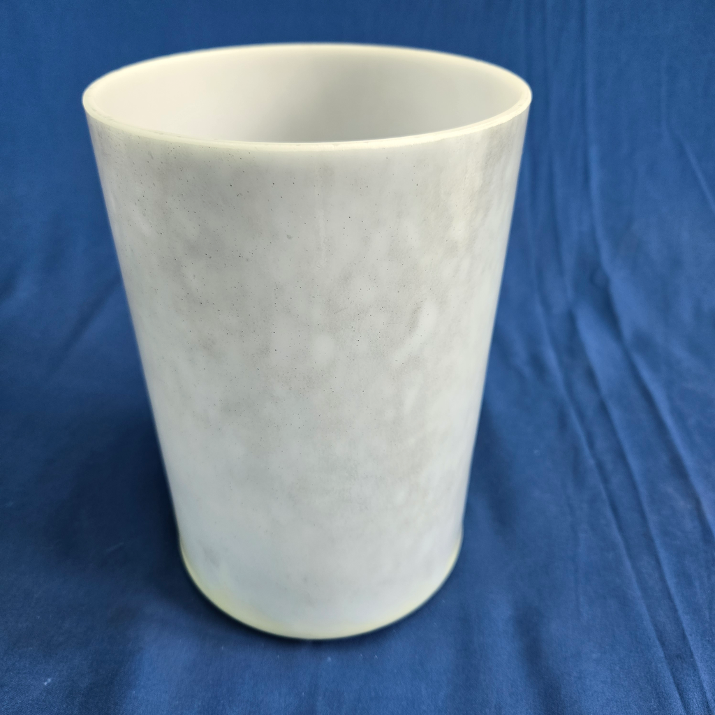 [#4515] Apatite Infused Quartz Crystal Singing Bowl | 6" | 4A+32 | 448 Hz