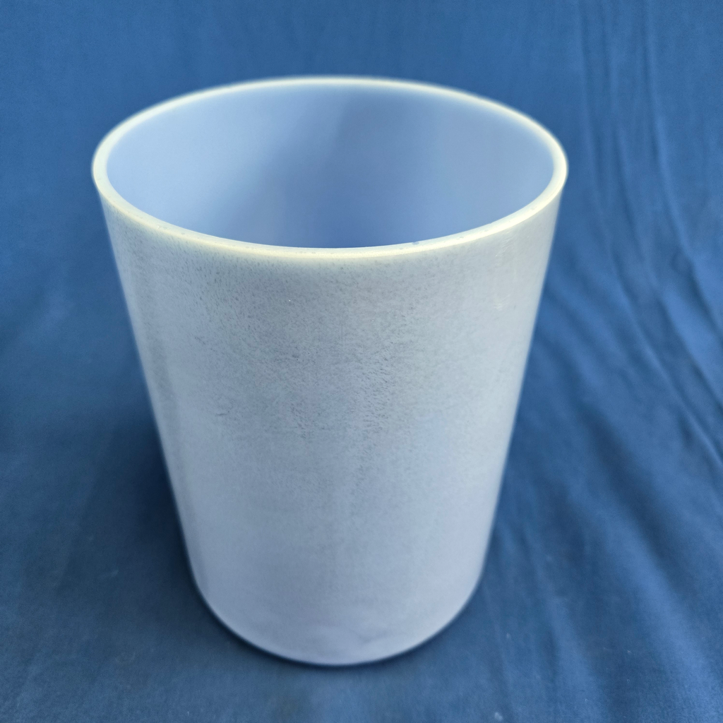 [#4521] Blue Topaz Infused Quartz Crystal Singing Bowl | 6" | 4B+15 | 498 Hz