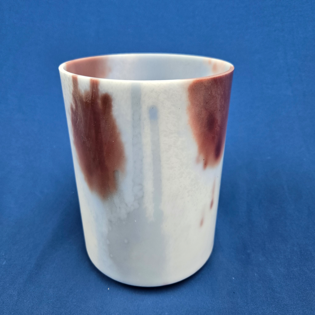 [#4530] Lepidolite Infused Quartz Crystal Singing Bowl | 6" | 4A+38 | 449 Hz