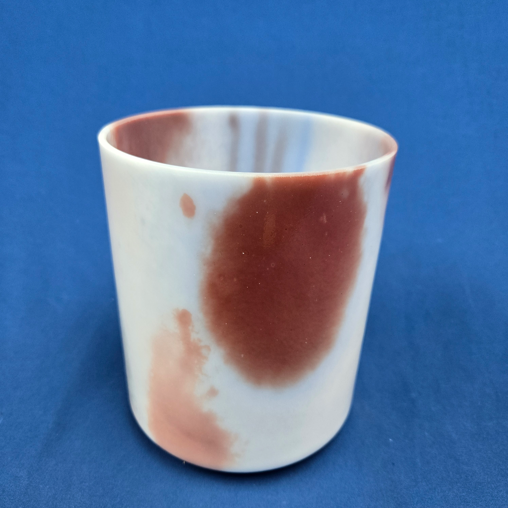 [#4532] Lepidolite Infused Quartz Crystal Singing Bowl | 6" | 4B0 | 493 Hz