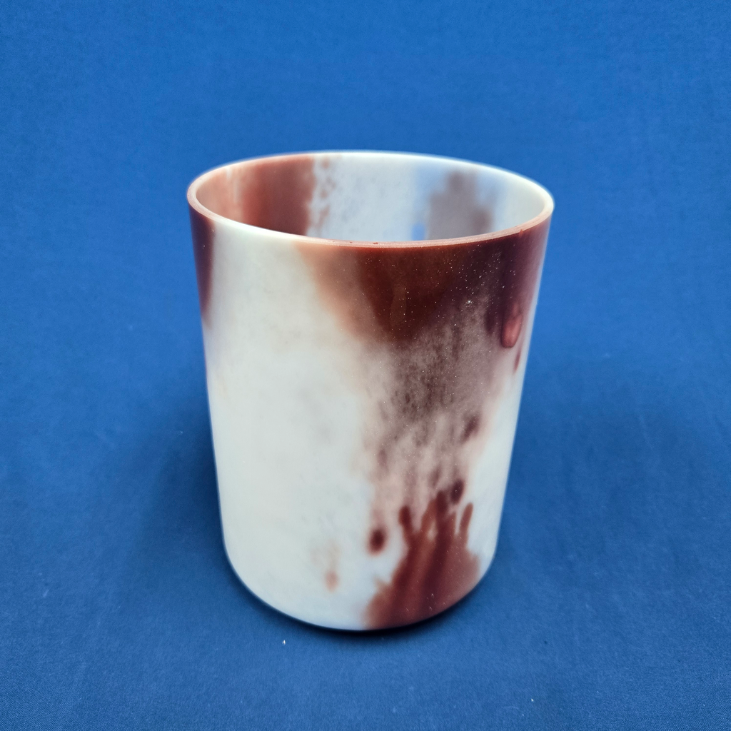 [#4533] Lepidolite Infused Quartz Crystal Singing Bowl | 6" | 4A#+25 | 473 Hz
