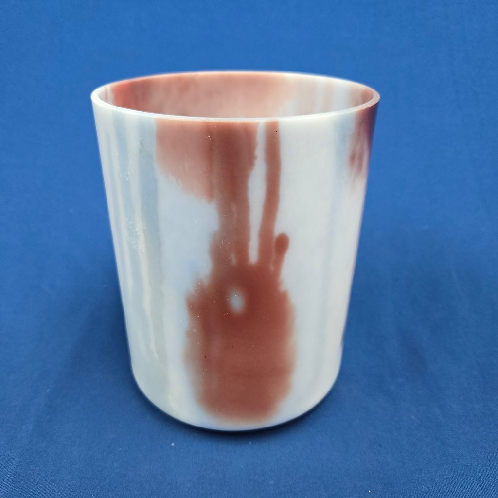[4534] [#4534] Lepidolite Infused Quartz Crystal Singing Bowl | 6" | 4A#+30 | 474 Hz