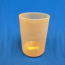 [#4538] Orange Sapphire Infused Quartz Crystal Singing Bowl | 6" | 4F#0 | 370 Hz