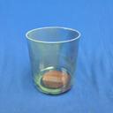 [#4546] Fluorite Infused Quartz Crystal Singing Bowl | 6" | 4A#+15 | 470 Hz