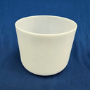 [#4552] Opaque Quartz Crystal Singing Bowl | 8" | 4C#+16 | 279 Hz