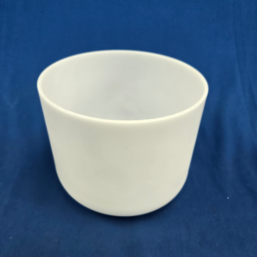 [#4553] Opaque Quartz Crystal Singing Bowl | 8" | 4E +29 | 335 Hz