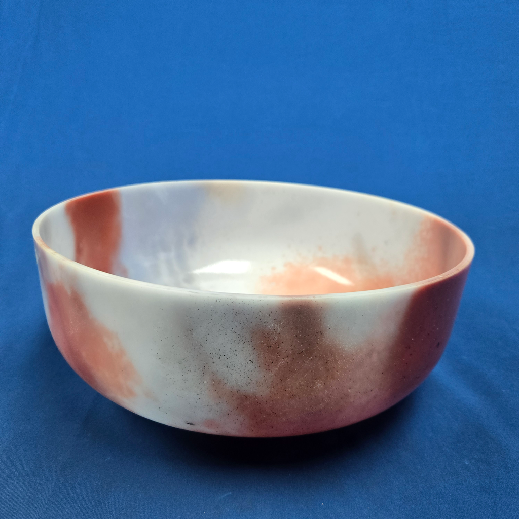[#4562] Lepidolite Infused Quartz Crystal Singing Bowl | 12" | 3A#+6 | 234 Hz