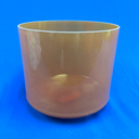[#4573] Spessartite Infused Quartz Crystal Singing Bowl | 9" | 4C-26 | 257 Hz
