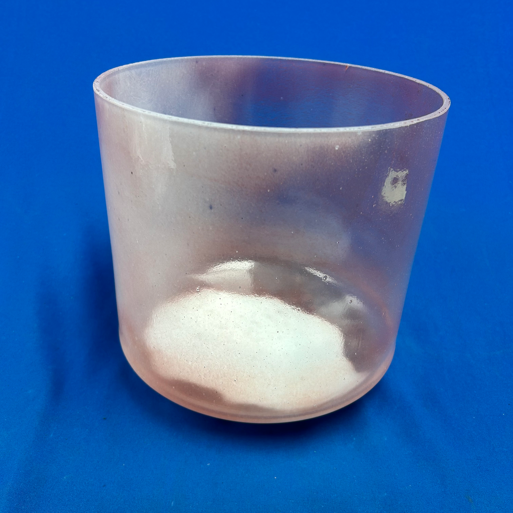 [#4591] Halite Infused Quartz Crystal Singing Bowl | 9" | 3B+28 | 251 Hz