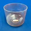 [#4594] Halite Infused Quartz Crystal Singing Bowl | 9" | 4C-47 | 254 Hz