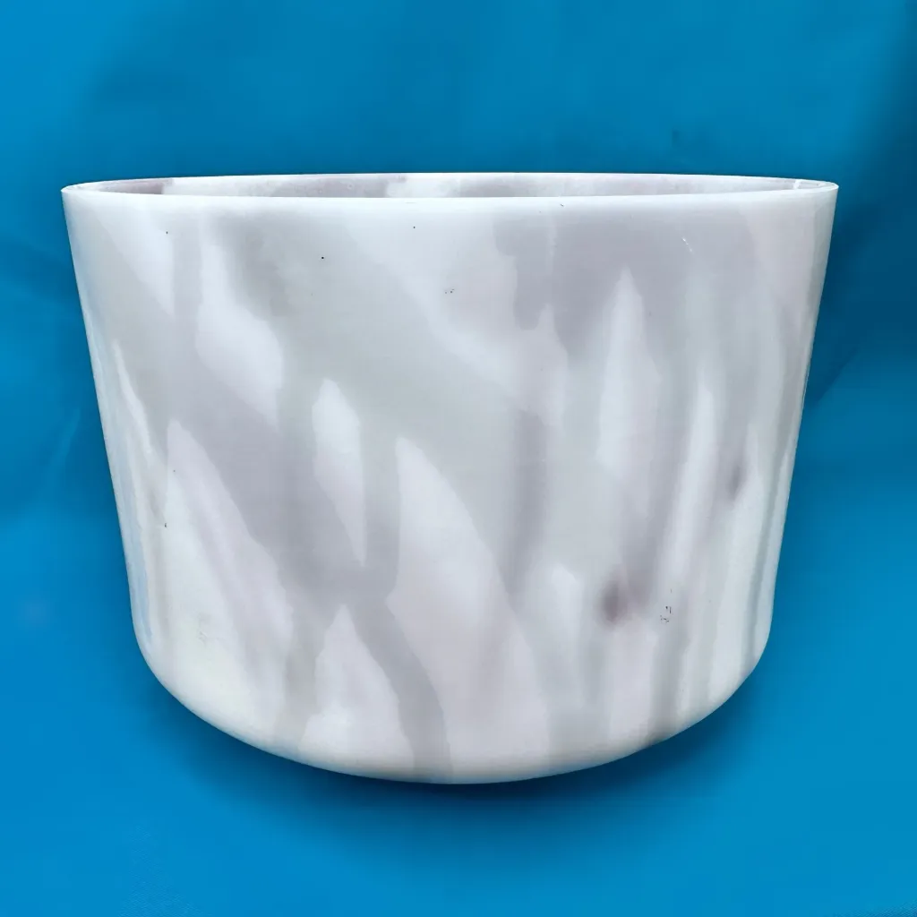 [644] Lepidolite Quartz Crystal Singing Bowl | 9" D# Note | A=432 Tuning | #644