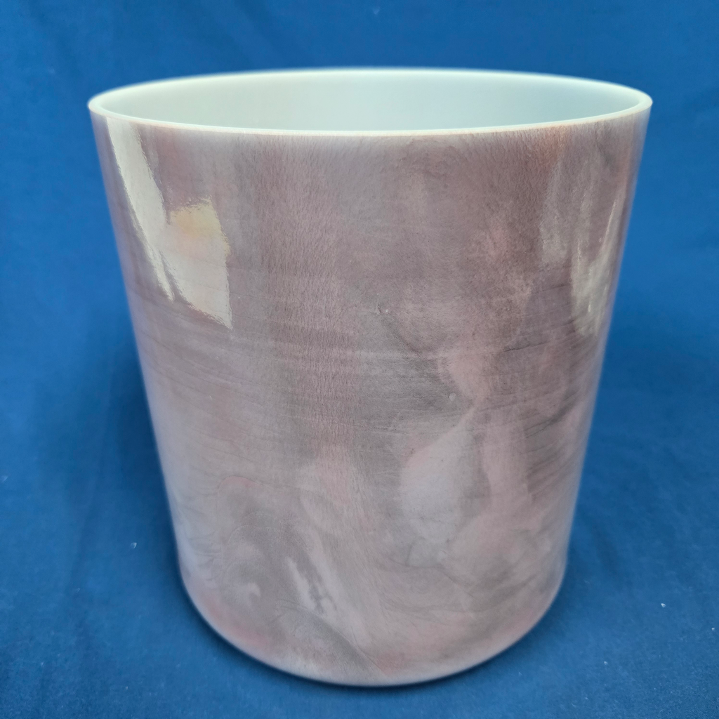 [4613] Malaya Purple Garnet Infused Quartz Crystal Singing Bowl | 7" | 4 D -14 | 291 Hz