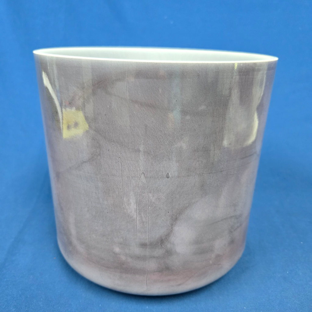 [4618] Malaya Purple Garnet Infused Quartz Crystal Singing Bowl | 8" | 4E+14 | 332 Hz