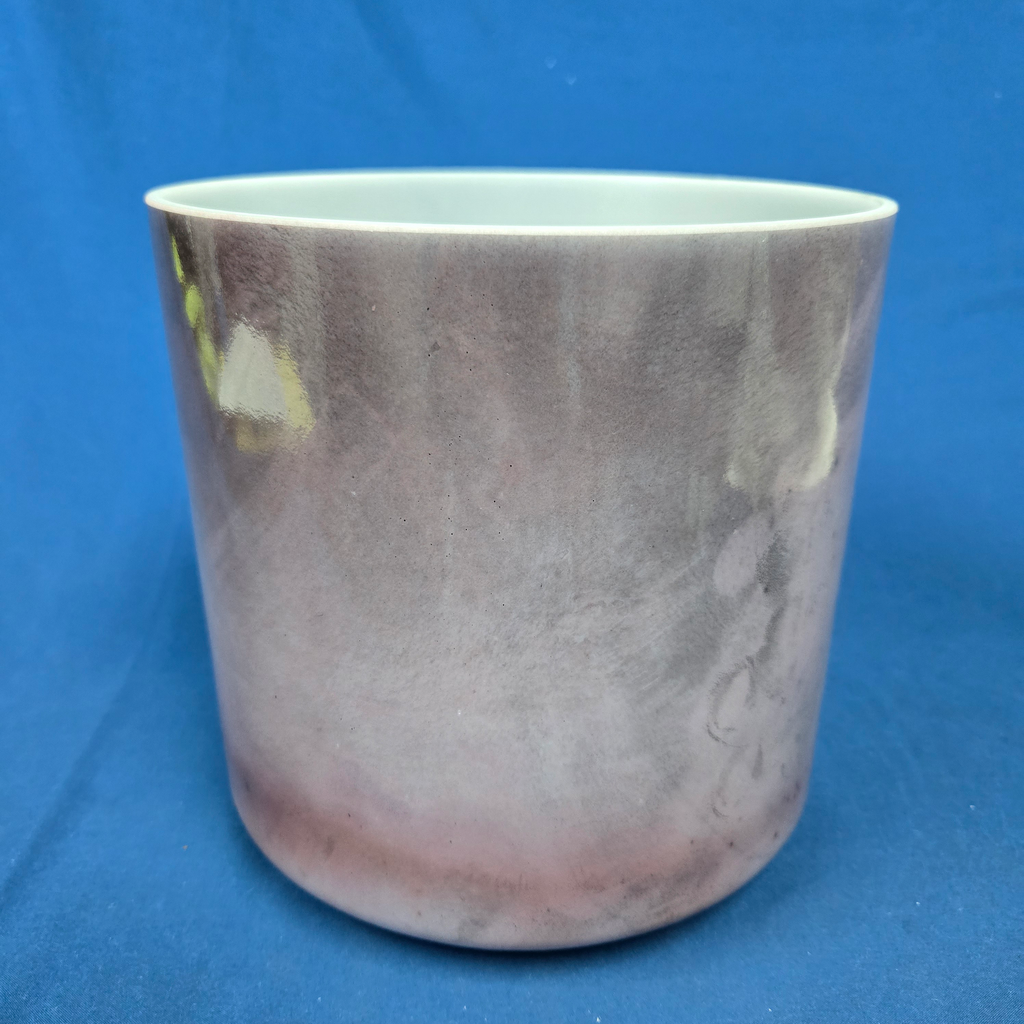 [4623] Malaya Purple Garnet Infused Quartz Crystal Singing Bowl | 8" | 4 D# +37 | 318 Hz