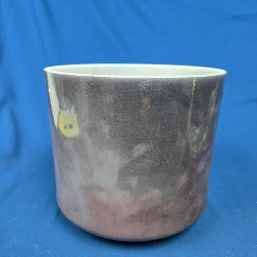 [4628] Malaya Purple Garnet Infused Quartz Crystal Singing Bowl | 9" | 4 D# +29 | 316 Hz