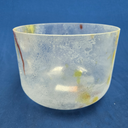 [4640] Fluorite Infused Quartz Crystal Singing Bowl | 10" | 3A#-44 | 227 Hz