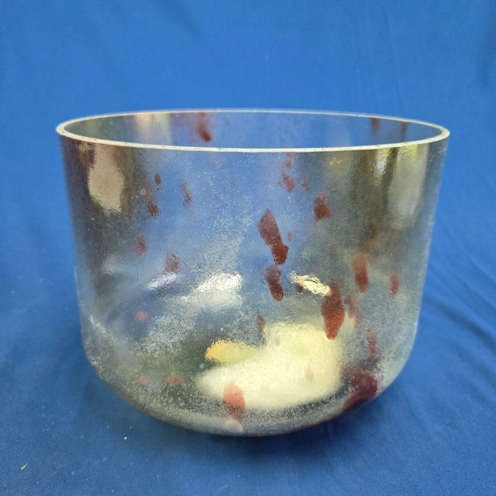 [4642] Fluorite Infused Quartz Crystal Singing Bowl | 10" | 3A#+22 | 237 Hz
