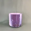 Purple Lace Agate Quartz Crystal Singing Bowl | 7" A Note | A=432 Tuning | #1383